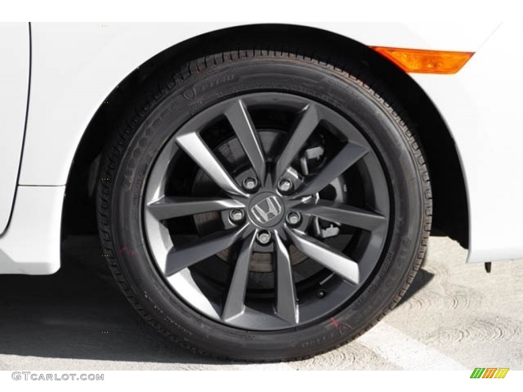 2019 Civic EX-L Sedan - Platinum White Pearl / Black photo #13