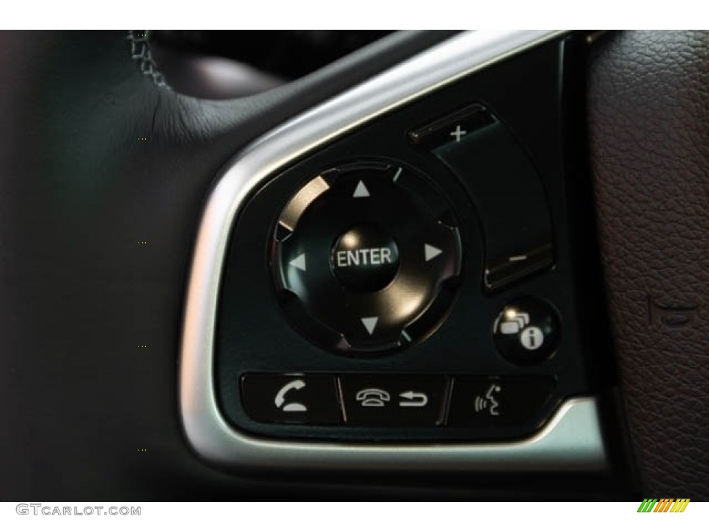 2019 Civic EX-L Sedan - Platinum White Pearl / Black photo #20