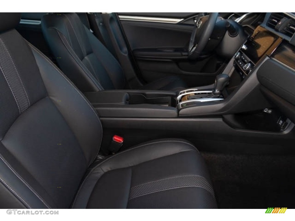 2019 Civic EX-L Sedan - Platinum White Pearl / Black photo #28