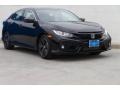 2019 Crystal Black Pearl Honda Civic EX Hatchback  photo #1