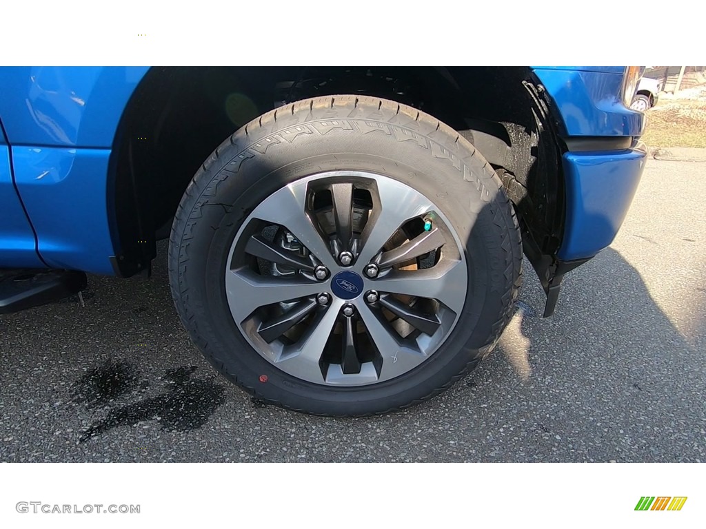 2019 F150 STX SuperCab 4x4 - Velocity Blue / Earth Gray photo #26