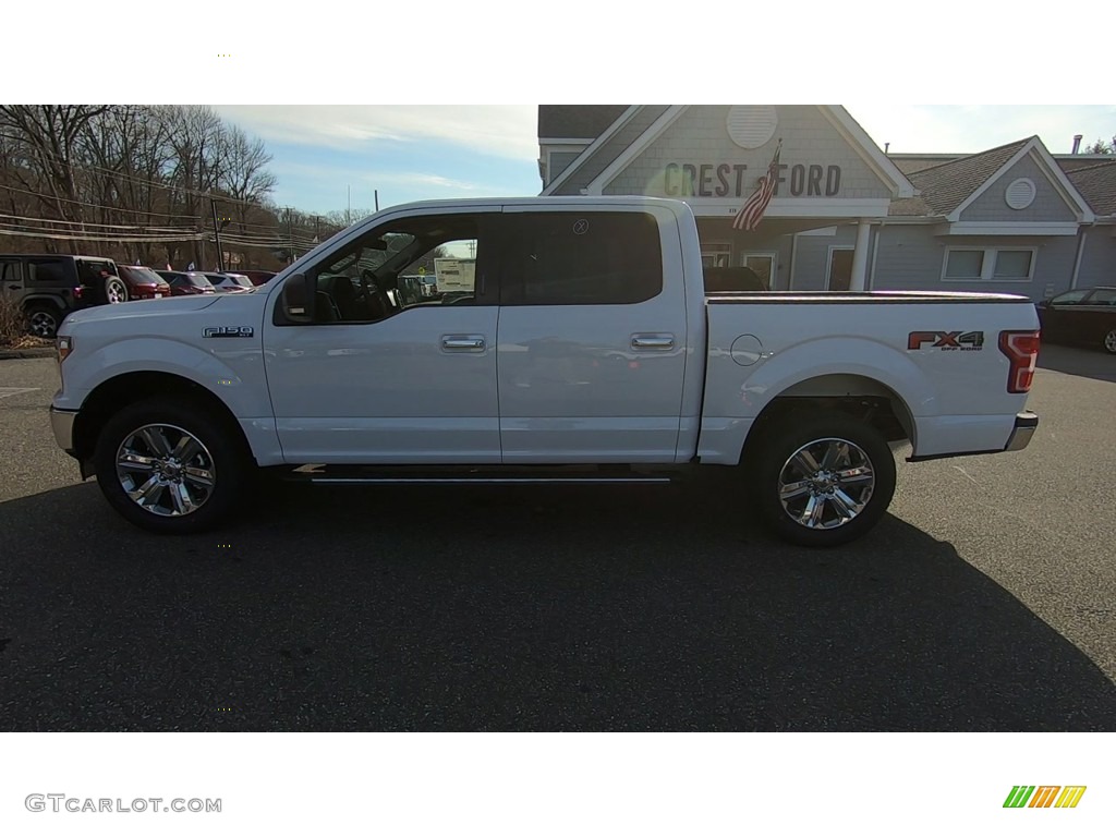 2019 F150 XLT SuperCrew 4x4 - Oxford White / Earth Gray photo #4