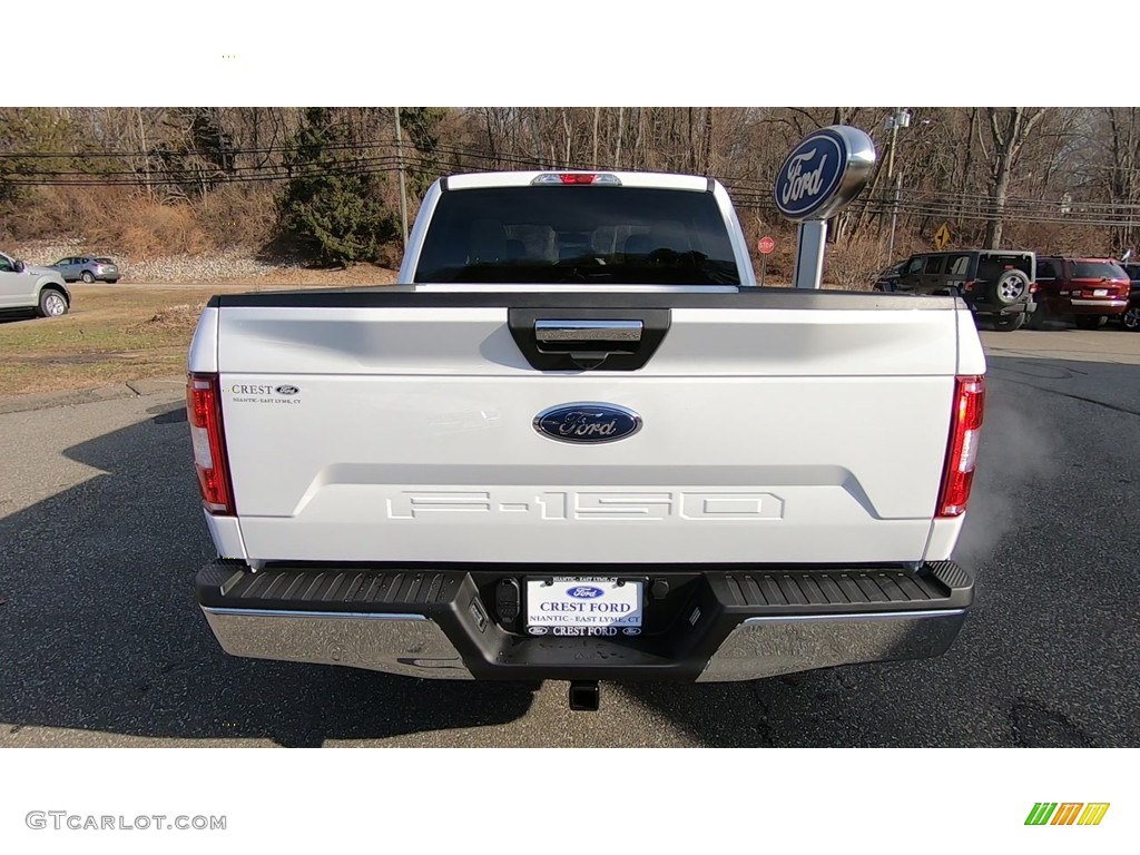 2019 F150 XLT SuperCrew 4x4 - Oxford White / Earth Gray photo #6