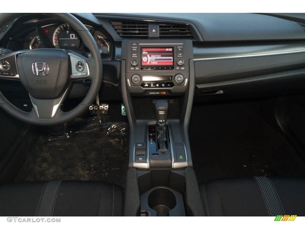 2019 Honda Civic Sport Hatchback Black Dashboard Photo #131640410