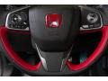 Black/Red 2019 Honda Civic Type R Steering Wheel