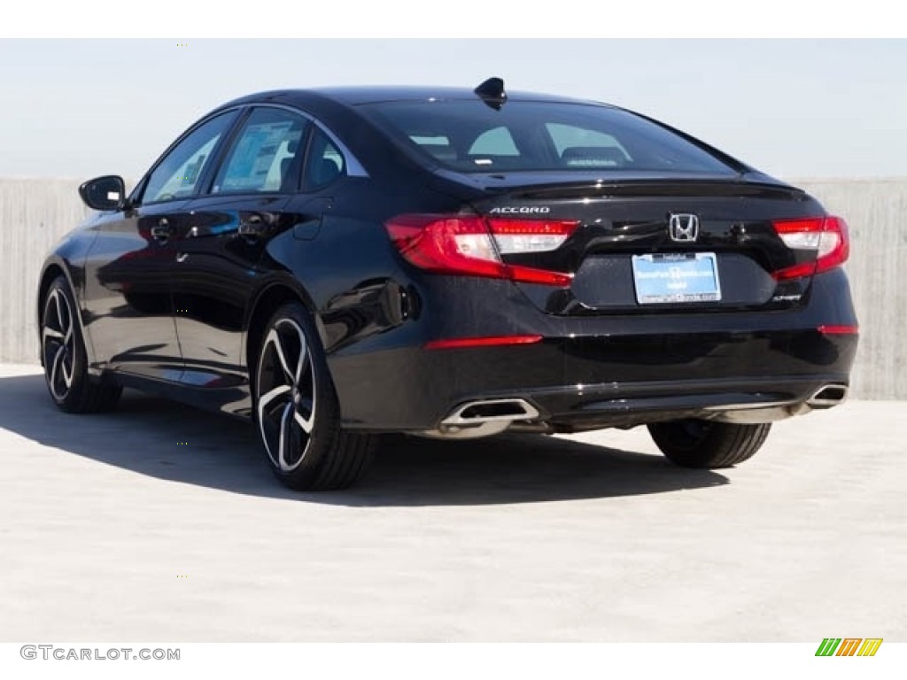 2019 Accord Sport Sedan - Crystal Black Pearl / Black photo #2