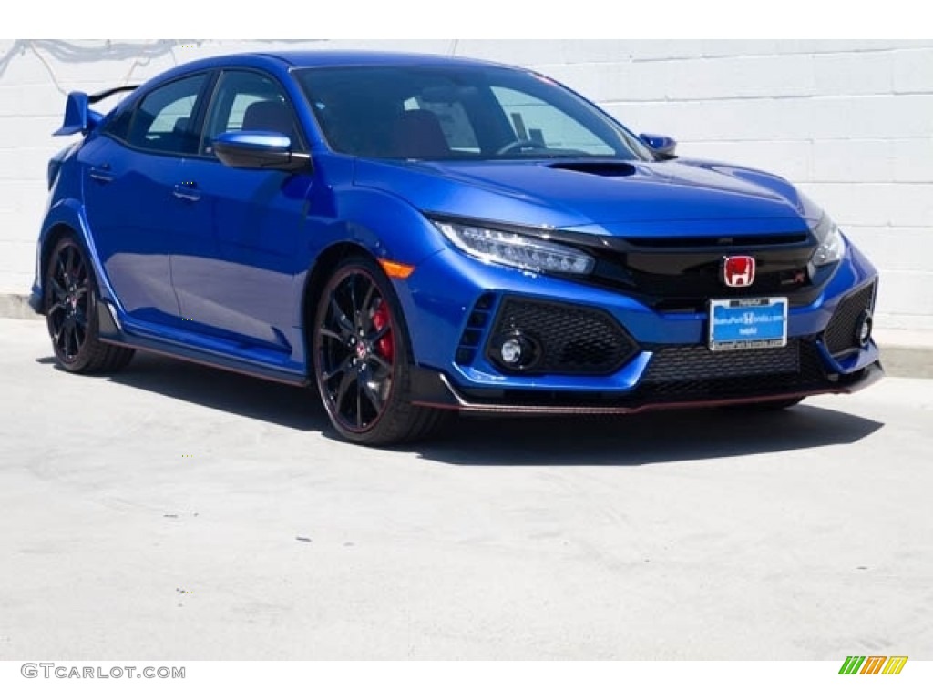 Agean Blue Metallic 2019 Honda Civic Type R Exterior Photo #131642426