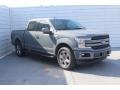 2019 Abyss Gray Ford F150 Lariat Sport SuperCrew 4x4  photo #2