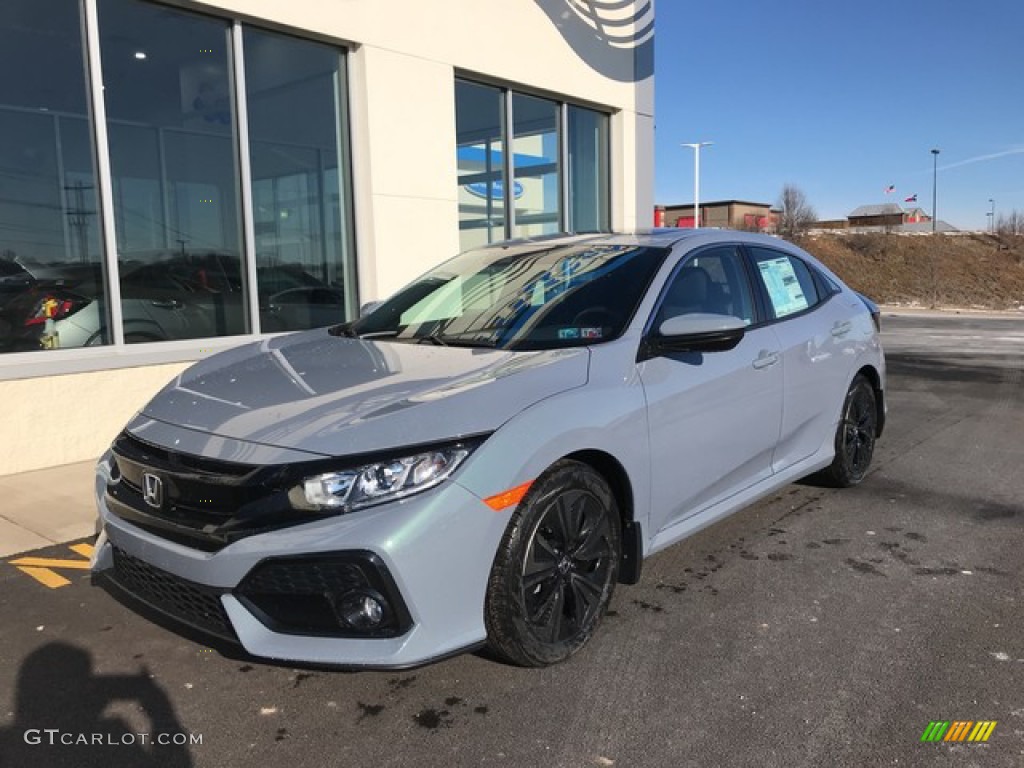 2019 Civic EX Hatchback - Sonic Gray Pearl / Black photo #3