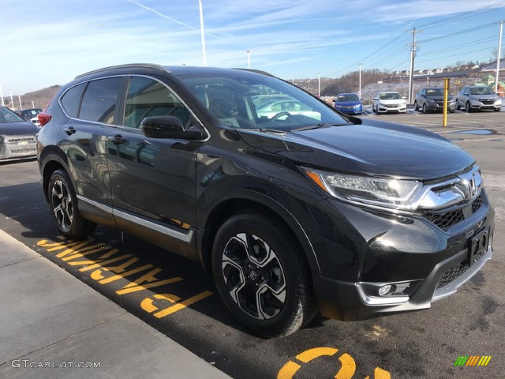 2019 CR-V Touring AWD - Crystal Black Pearl / Black photo #5