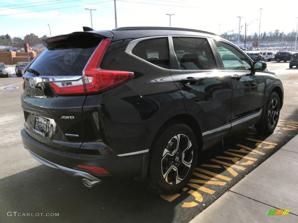 2019 CR-V Touring AWD - Crystal Black Pearl / Black photo #6