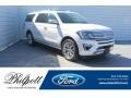 White Platinum Metallic Tri-Coat 2019 Ford Expedition Platinum Max