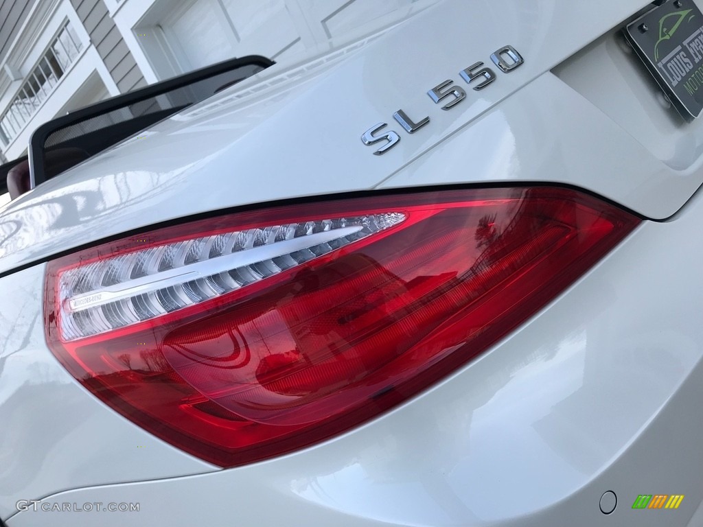 2014 SL 550 Roadster - Diamond White Metallic / Red/Black photo #100