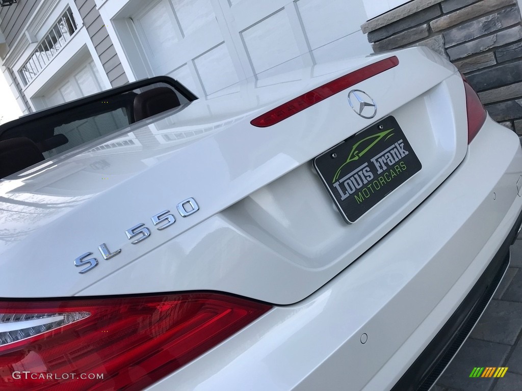 2014 SL 550 Roadster - Diamond White Metallic / Red/Black photo #104