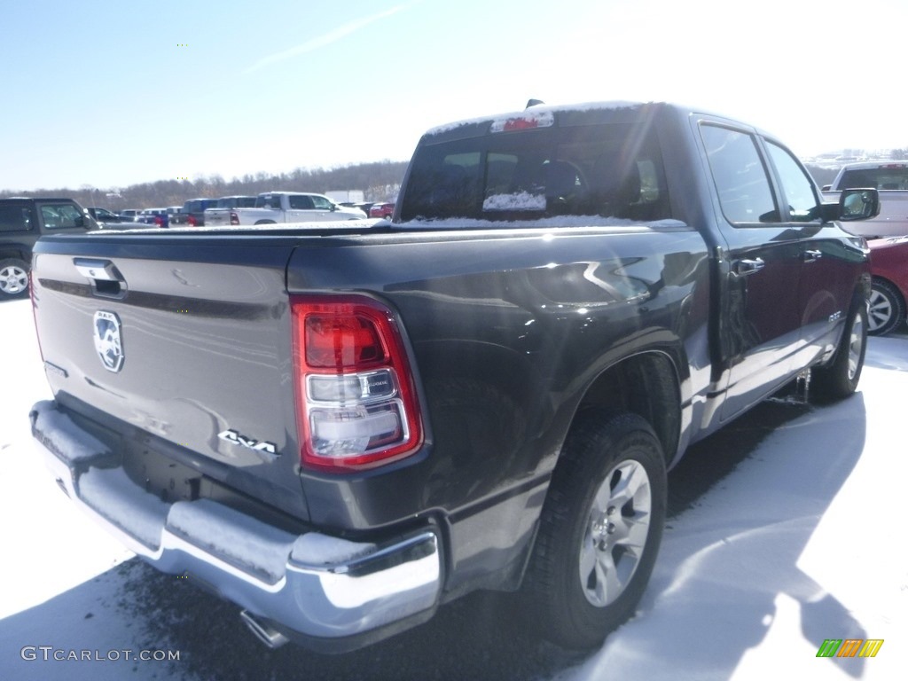 2019 1500 Big Horn Crew Cab 4x4 - Granite Crystal Metallic / Black photo #6