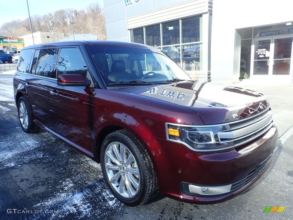 2019 Flex Limited AWD - Burgundy Velvet / Charcoal Black photo #8