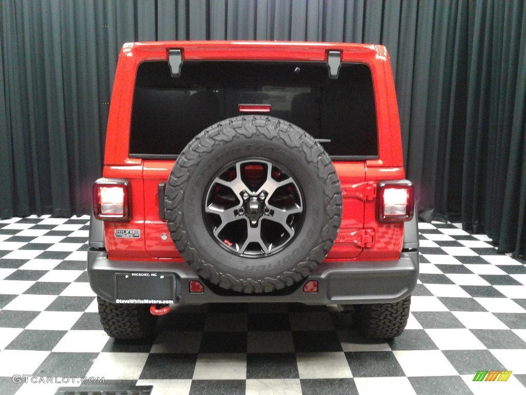 2019 Wrangler Rubicon 4x4 - Firecracker Red / Black photo #7