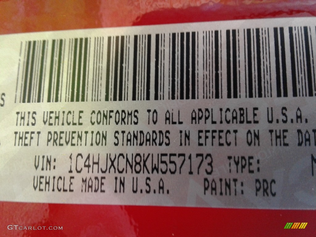 2019 Wrangler Rubicon 4x4 - Firecracker Red / Black photo #31