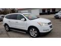 2009 Summit White Chevrolet Traverse LTZ AWD  photo #6