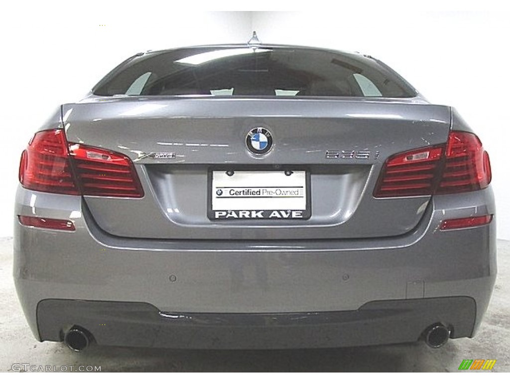 2016 5 Series 535i xDrive Sedan - Space Grey Metallic / Mocha photo #2