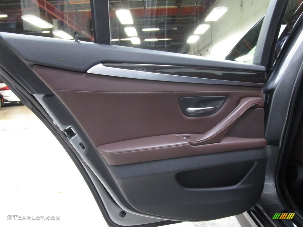 2016 5 Series 535i xDrive Sedan - Space Grey Metallic / Mocha photo #9