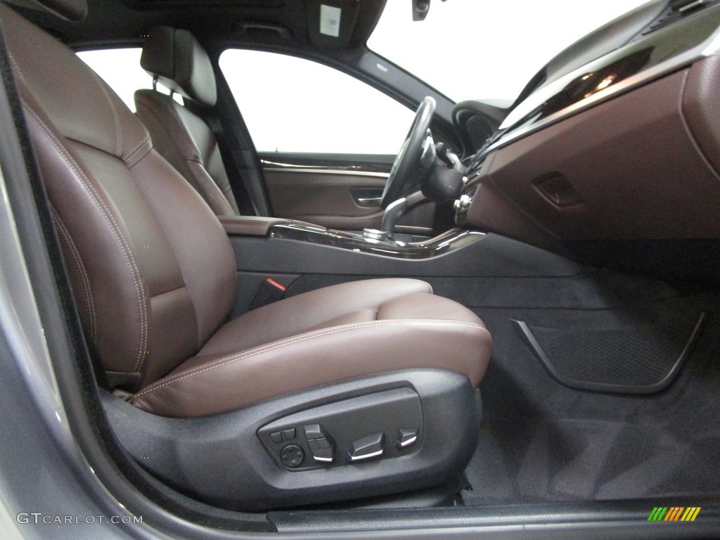 2016 5 Series 535i xDrive Sedan - Space Grey Metallic / Mocha photo #14