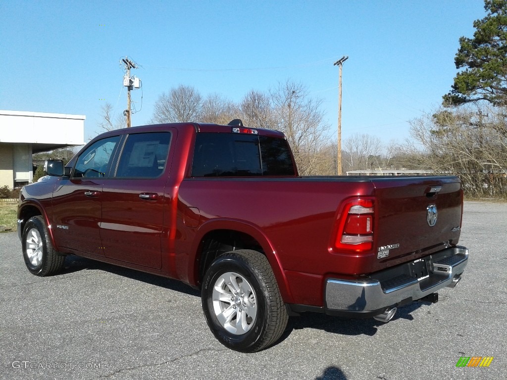 2019 1500 Laramie Crew Cab 4x4 - Delmonico Red Pearl / Black photo #8