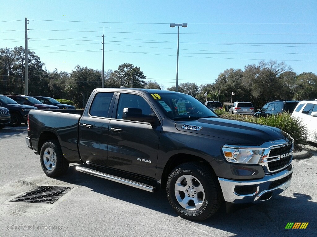 2019 1500 Tradesman Quad Cab - Granite Crystal Metallic / Black photo #7
