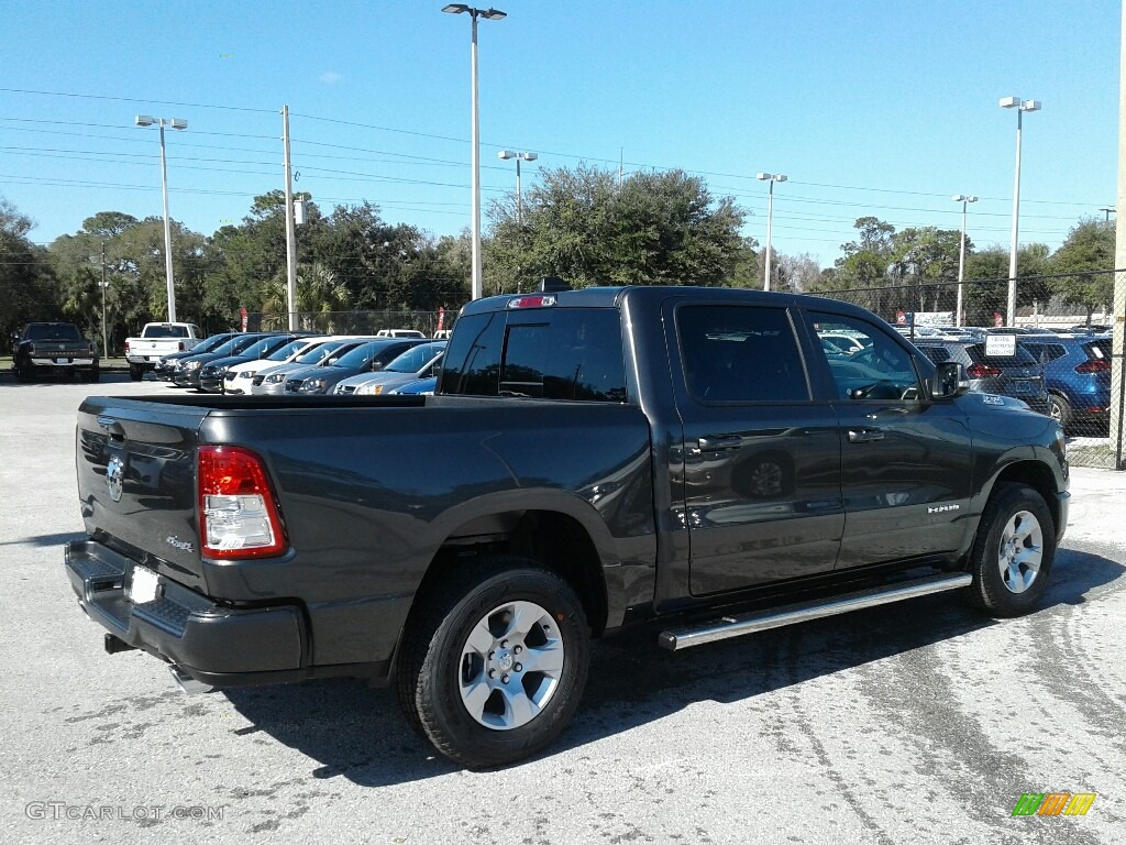 2019 1500 Big Horn Crew Cab 4x4 - Granite Crystal Metallic / Black photo #5