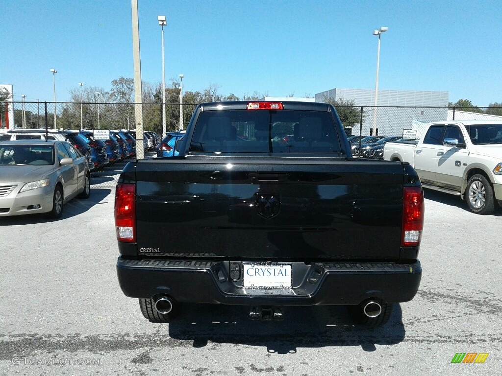 2019 1500 Classic Express Quad Cab - Brilliant Black Crystal Pearl / Black/Diesel Gray photo #4