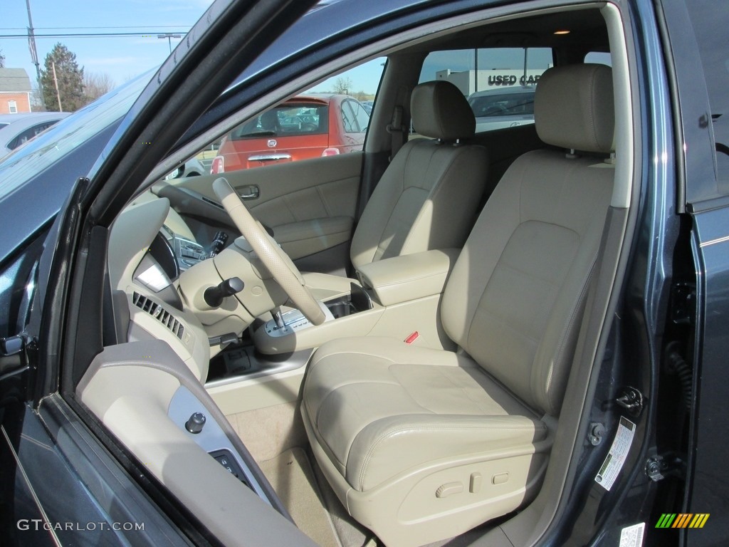 2013 Murano SL AWD - Graphite Blue / Beige photo #16