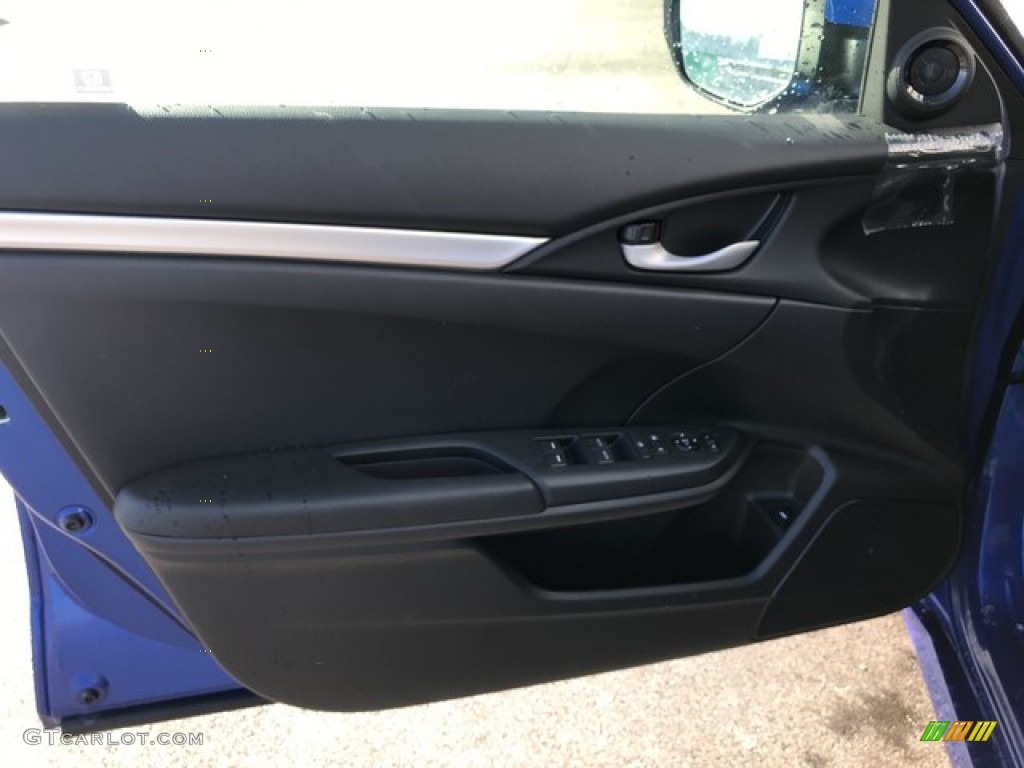 2019 Civic Sport Sedan - Agean Blue Metallic / Black photo #13