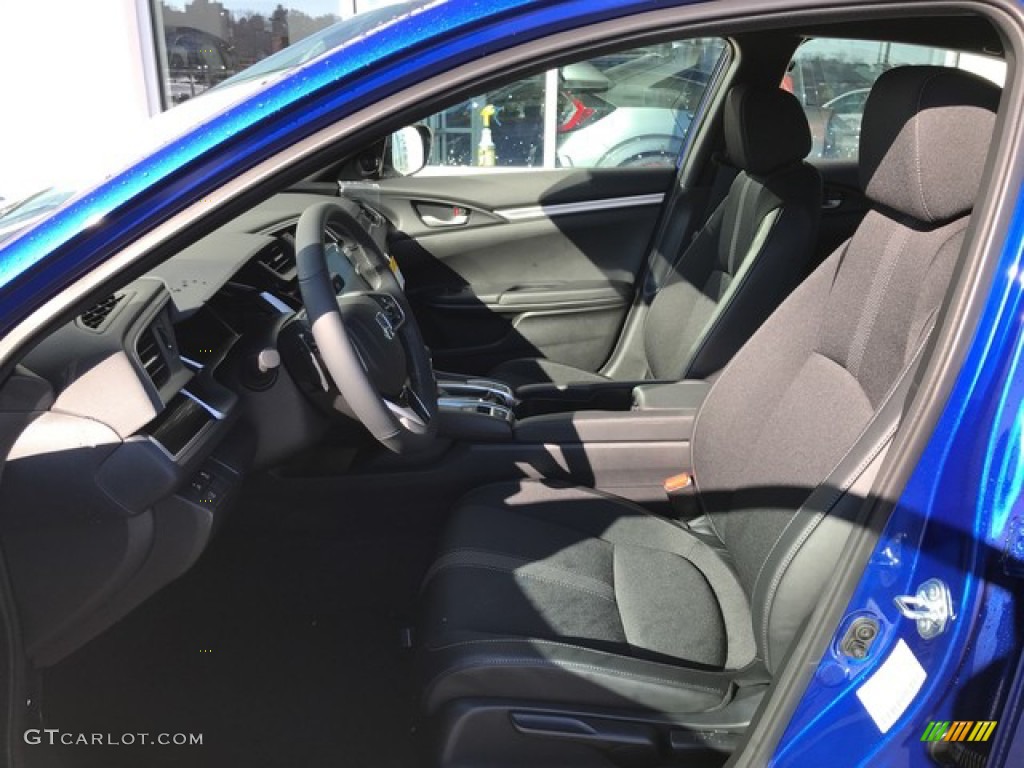 2019 Civic Sport Sedan - Agean Blue Metallic / Black photo #15