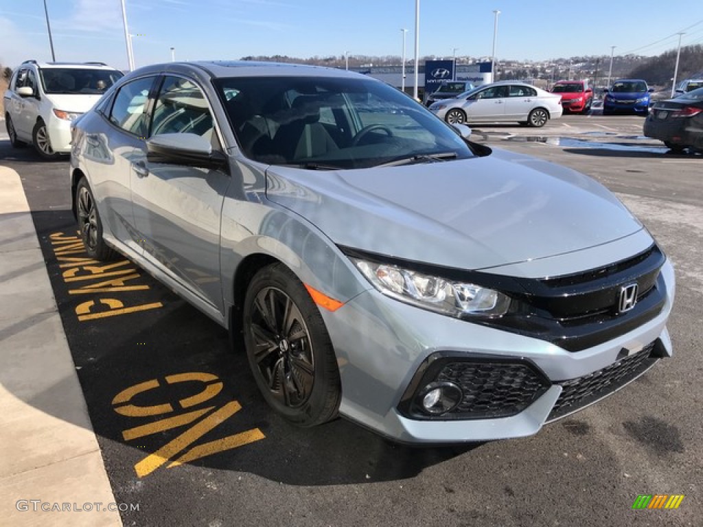 2019 Civic EX Hatchback - Sonic Gray Pearl / Black photo #5