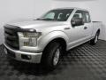 2015 Ingot Silver Metallic Ford F150 XL SuperCab 4x4  photo #8