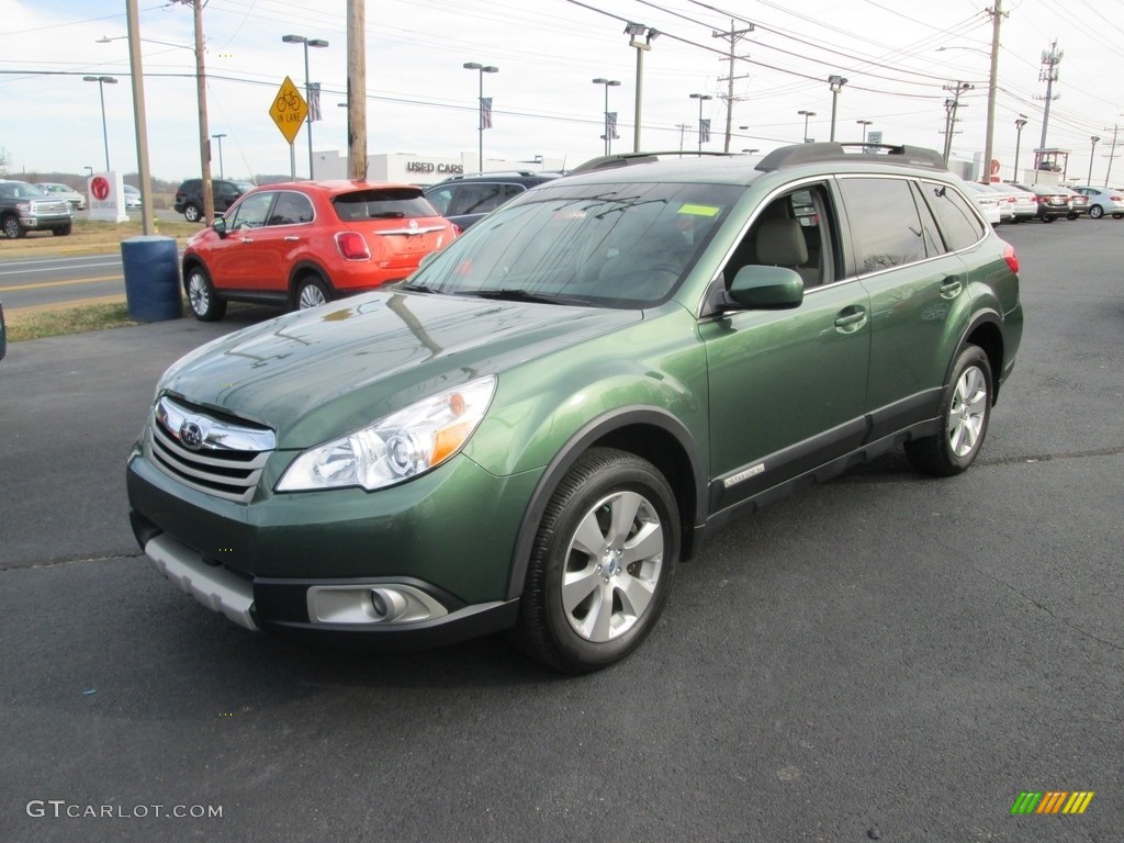 2012 Outback 3.6R Limited - Cypress Green Pearl / Warm Ivory photo #2