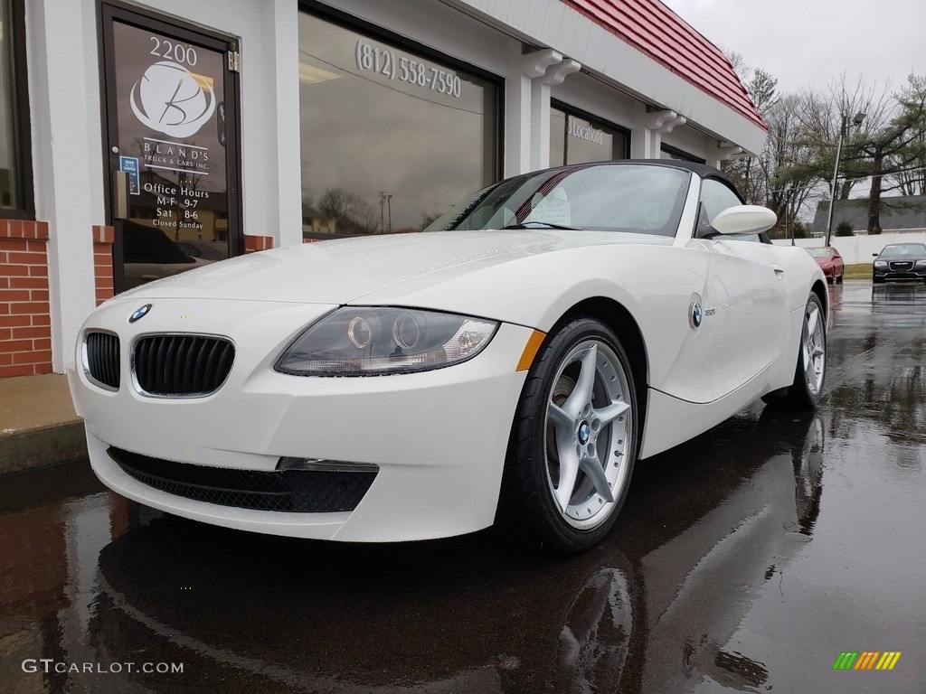 2006 Z4 3.0i Roadster - Alpine White / Beige photo #2
