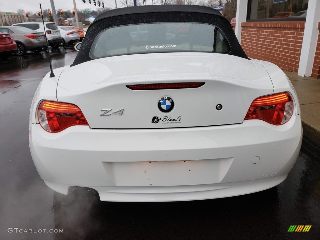 2006 Z4 3.0i Roadster - Alpine White / Beige photo #28