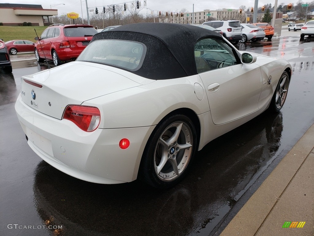 2006 Z4 3.0i Roadster - Alpine White / Beige photo #32