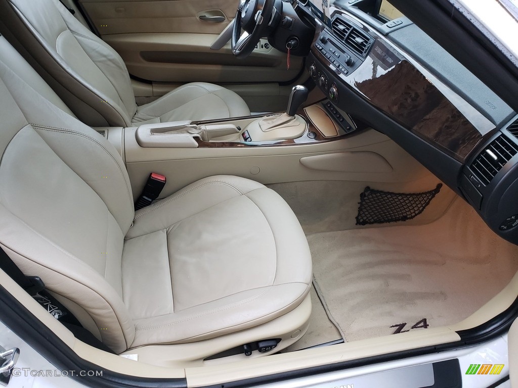 2006 Z4 3.0i Roadster - Alpine White / Beige photo #34