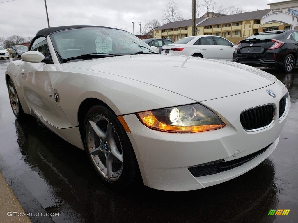 2006 Z4 3.0i Roadster - Alpine White / Beige photo #41