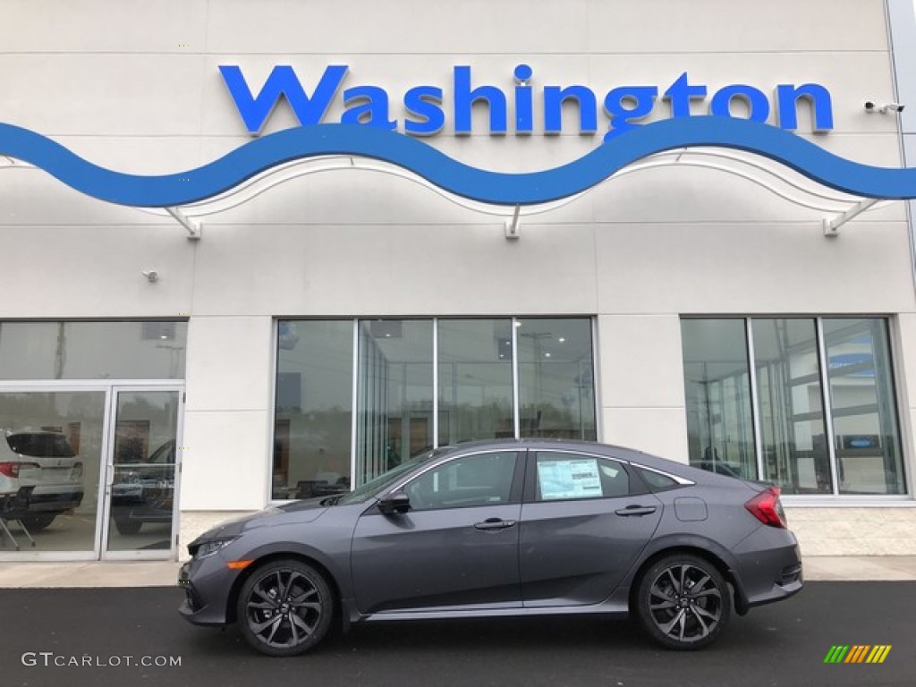 Modern Steel Metallic Honda Civic