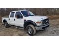 Oxford White - F250 Super Duty XLT Crew Cab 4x4 Photo No. 3