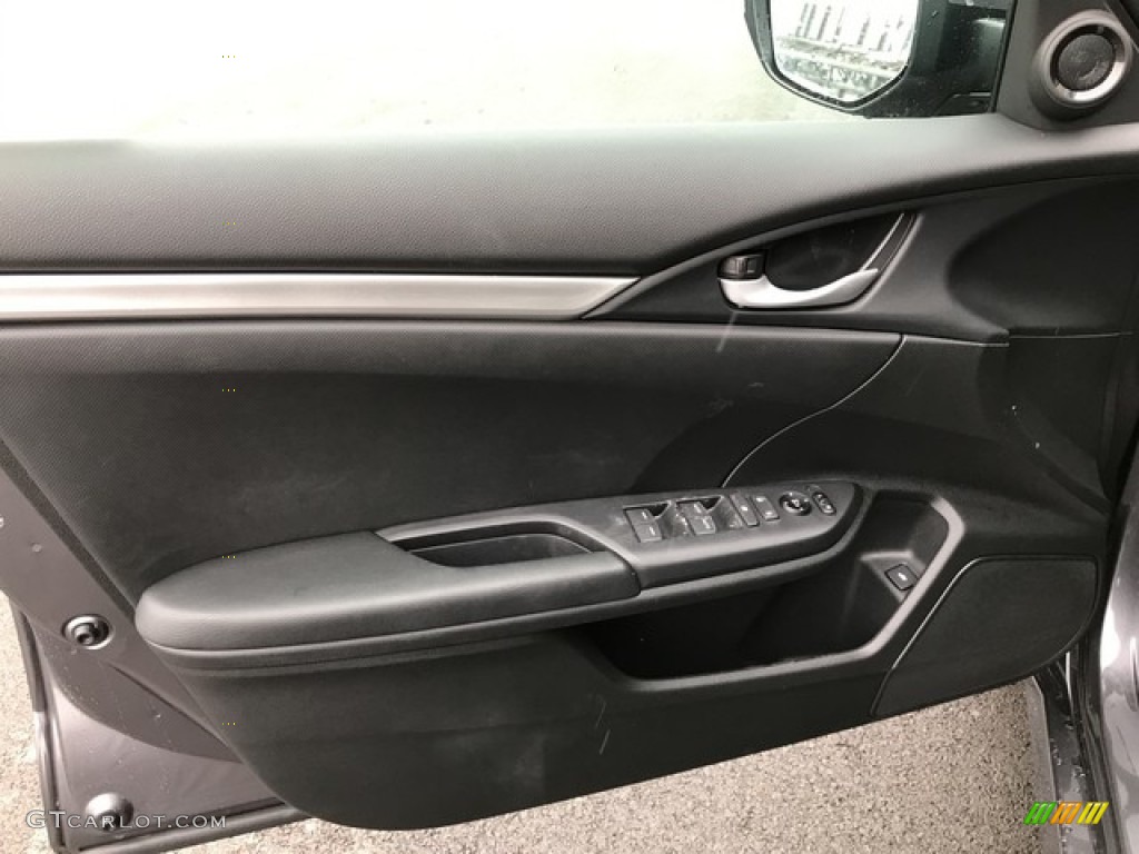 2019 Civic Sport Sedan - Modern Steel Metallic / Black photo #14