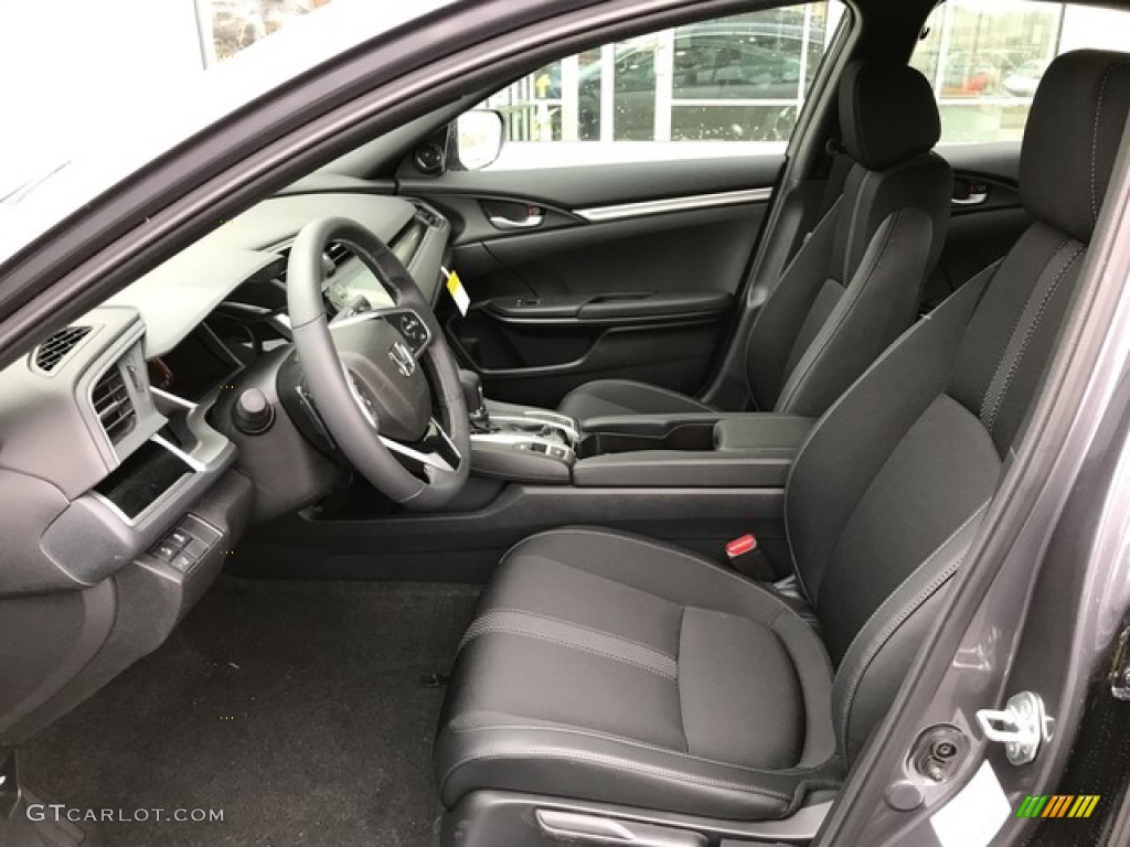 2019 Civic Sport Sedan - Modern Steel Metallic / Black photo #15