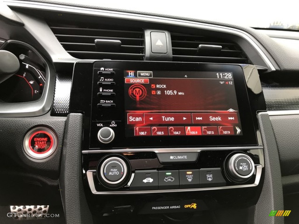 2019 Civic Sport Sedan - Modern Steel Metallic / Black photo #21