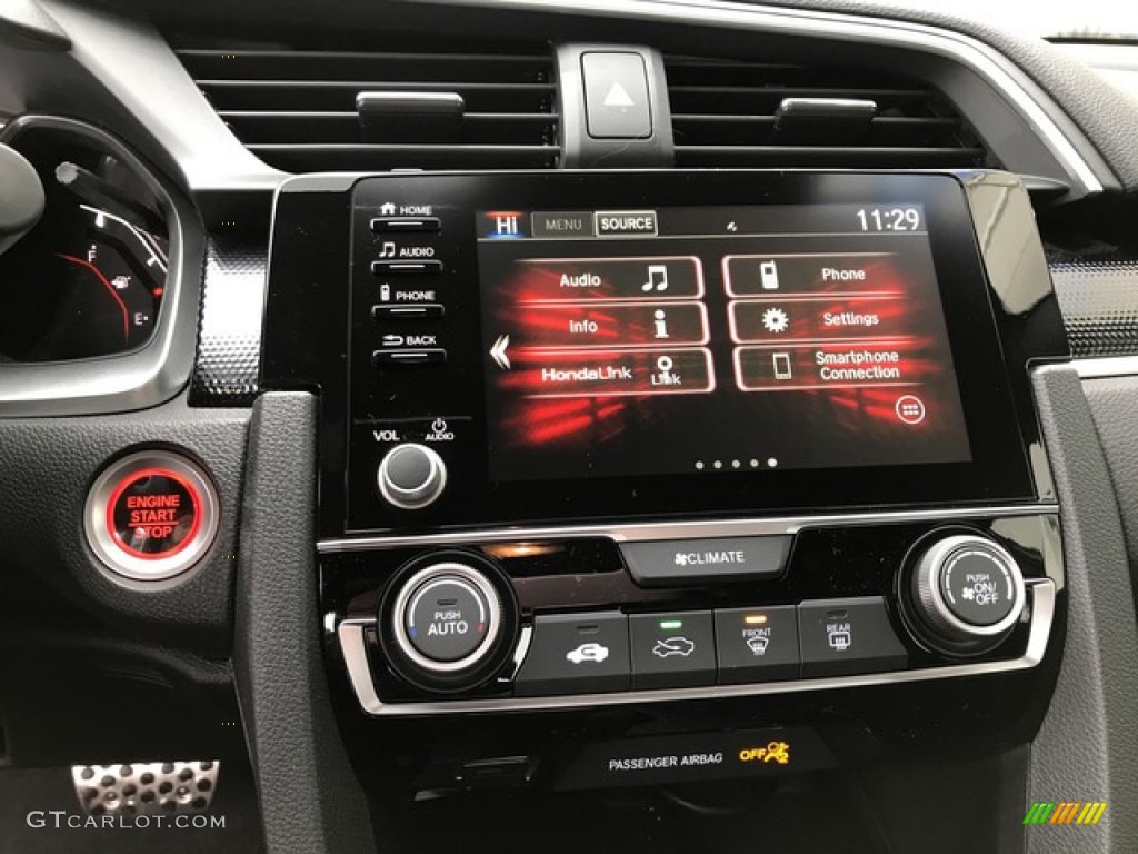 2019 Civic Sport Sedan - Modern Steel Metallic / Black photo #22