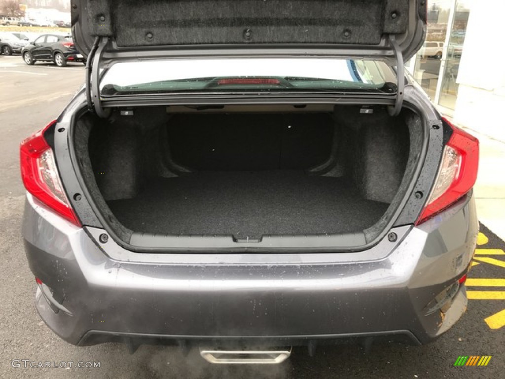 2019 Civic Sport Sedan - Modern Steel Metallic / Black photo #25