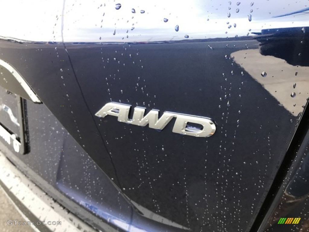 2019 CR-V LX AWD - Obsidian Blue Pearl / Gray photo #8