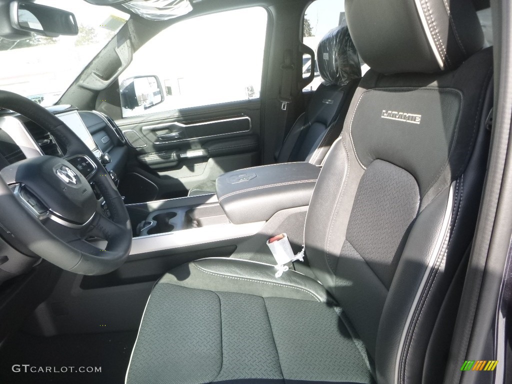 2019 1500 Laramie Crew Cab 4x4 - Maximum Steel Metallic / Black photo #12